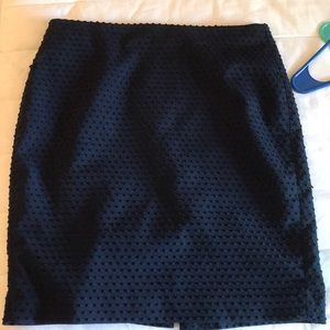 Banana republic navy pencil skirt
